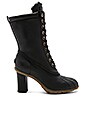 view 1 of 5 Havea Tall Heels with Shearling Lining in Black & Black