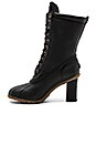 view 5 of 5 Havea Tall Heels with Shearling Lining in Black & Black