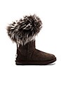 view 1 of 5 Foxy Short Shearling Boot in Espresso