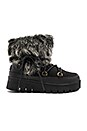 view 1 of 5 Casper Booties with Faux Fur in Black