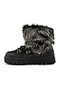 view 5 of 5 Casper Booties with Faux Fur in Black