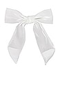 Amelie Bow Hair Clip in White