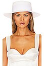 view 2 of 4 Bridal Bow Hat in White