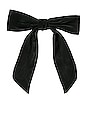 Amelie Bow Hair Clip in Black