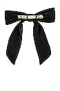 view 2 of 2 Amelie Bow Hair Clip in Black