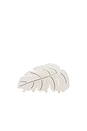 view 3 of 3 Palm Leaf Clip in White