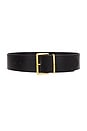 view 1 of 3 Wide Belt in Black & Gold