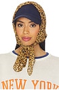 view 1 of 3 Roxie Headscarf in Brown Leopard