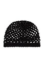 view 2 of 3 Dionne Crochet Hat in Black