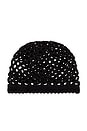 view 3 of 3 Dionne Crochet Hat in Black