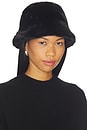 Lisa Bucket Hat in Black