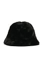 view 2 of 3 x Christina Elezaj Lisa Bucket Hat in Black