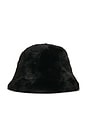 view 3 of 3 x Christina Elezaj Lisa Bucket Hat in Black