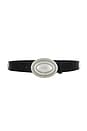 view 1 of 3 Lila Belt in Black & Silver