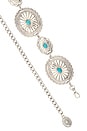 view 3 of 3 Aurea Belt in Silver & Turquoise