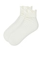 view 2 of 2 CHAUSSETTES MILLIE in White