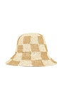 view 3 of 3 Beri Bucket Hat in Tan