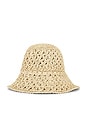 view 2 of 2 Rosal Crochet Hat in Natural
