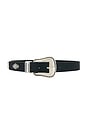 view 1 of 3 Amelie Belt in Black & Silver
