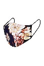view 1 of 5 Face Mask in Navy Floral