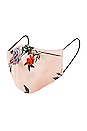 view 1 of 5 Face Mask in Pink Floral