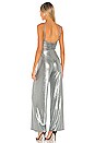 view 3 of 4 Yara Jumpsuit in Silver Metallic