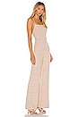 view 3 of 4 Selita Jumpsuit in Tan Gradient