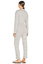 view 3 of 4 Cozy Knit Jumpsuit in Heather Grey