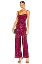 view 1 of 4 Cindie Jumpsuit in Maroon Red