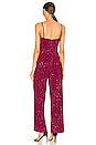 view 3 of 4 Cindie Jumpsuit in Maroon Red