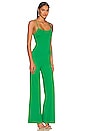 view 2 of 3 Lavinia Jumpsuit in Kelly Green