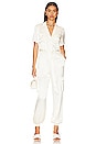 view 1 of 3 Frida Jumpsuit in Champagne White