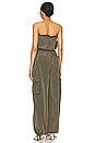 view 4 of 4 Noah Cargo Jumpsuit in Olive Green