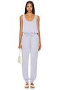 view 1 of 3 Kara Jumpsuit in Heather Grey