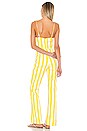 view 3 of 3 Anya Jumpsuit in Lemon Stripe