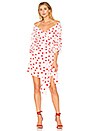 view 1 of 3 Gabriel Dress in Strawberry