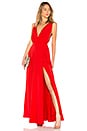 view 1 of 3 Leah Gown in Red Rose