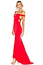 view 1 of 3 Cece Gown in Red Rose