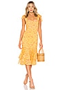 view 1 of 3 Day Keeper Midi Dress in Goldenrod Ditsy