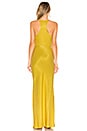 view 3 of 3 Xael Gown in Mustard Yellow