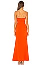 view 3 of 3 Fabiola Gown in Blood Orange