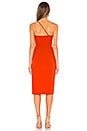view 3 of 3 Lazo Midi Dress in Blood Orange