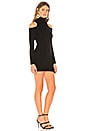 view 2 of 3 Zipper Sweater Dress in Black