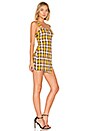 view 2 of 3 Ellie Mini Dress in Yellow Plaid