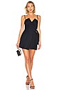 view 1 of 3 Noemi Mini Dress in Navy & Black