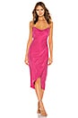 view 1 of 3 Noah Wrap Dress in Hot Pink