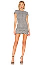 view 1 of 3 Zander Mini Dress in Black & White
