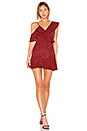 view 1 of 4 Jenny Embellished Mini Dress in Cabernet