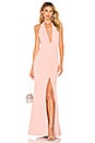 view 1 of 3 VESTIDO LARGO HALTER MORA in Light Pink
