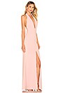 view 2 of 3 VESTIDO LARGO HALTER MORA in Light Pink